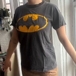 Batman Logo Gray T-Shirt